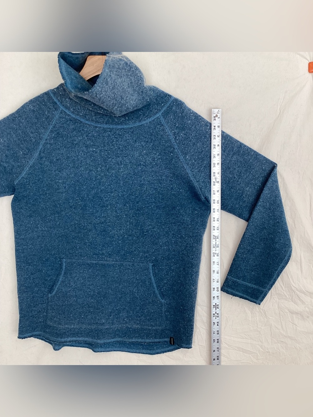 Duckworth Women's Powder High Neck Sweater made in USA merino wool - Picture 6 of 12